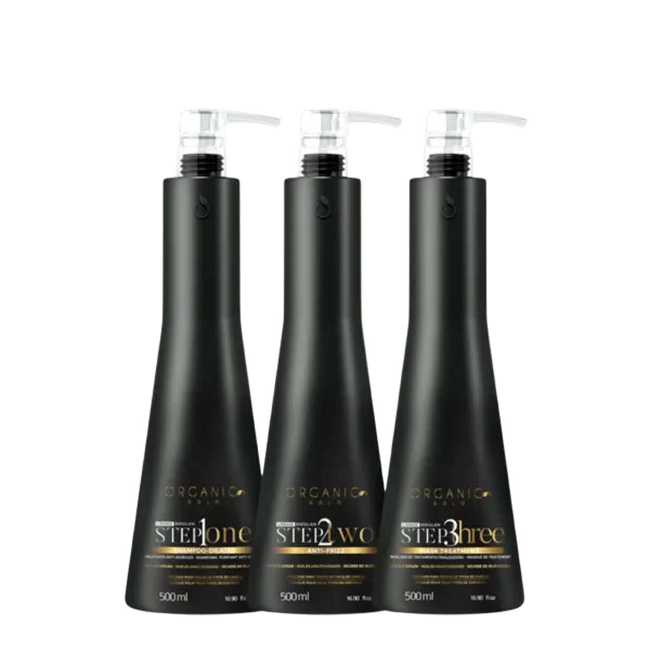 Kit Lissage - Brésilien - Step 123 - Lissant intense - Professionnel - 500ml