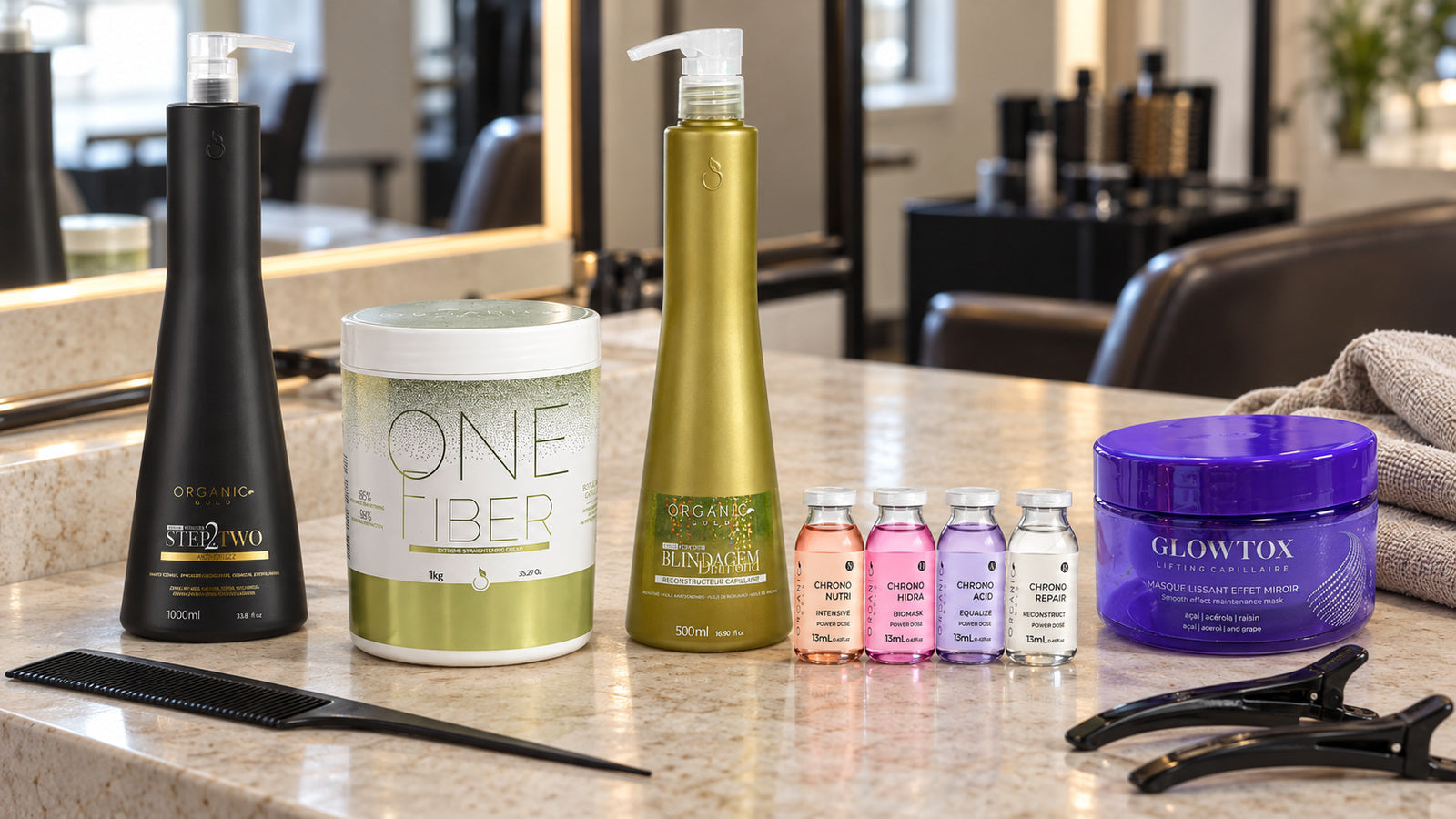 Lissage, One Fiber, Blindagem Diamond et Glowtox: quelle différence?