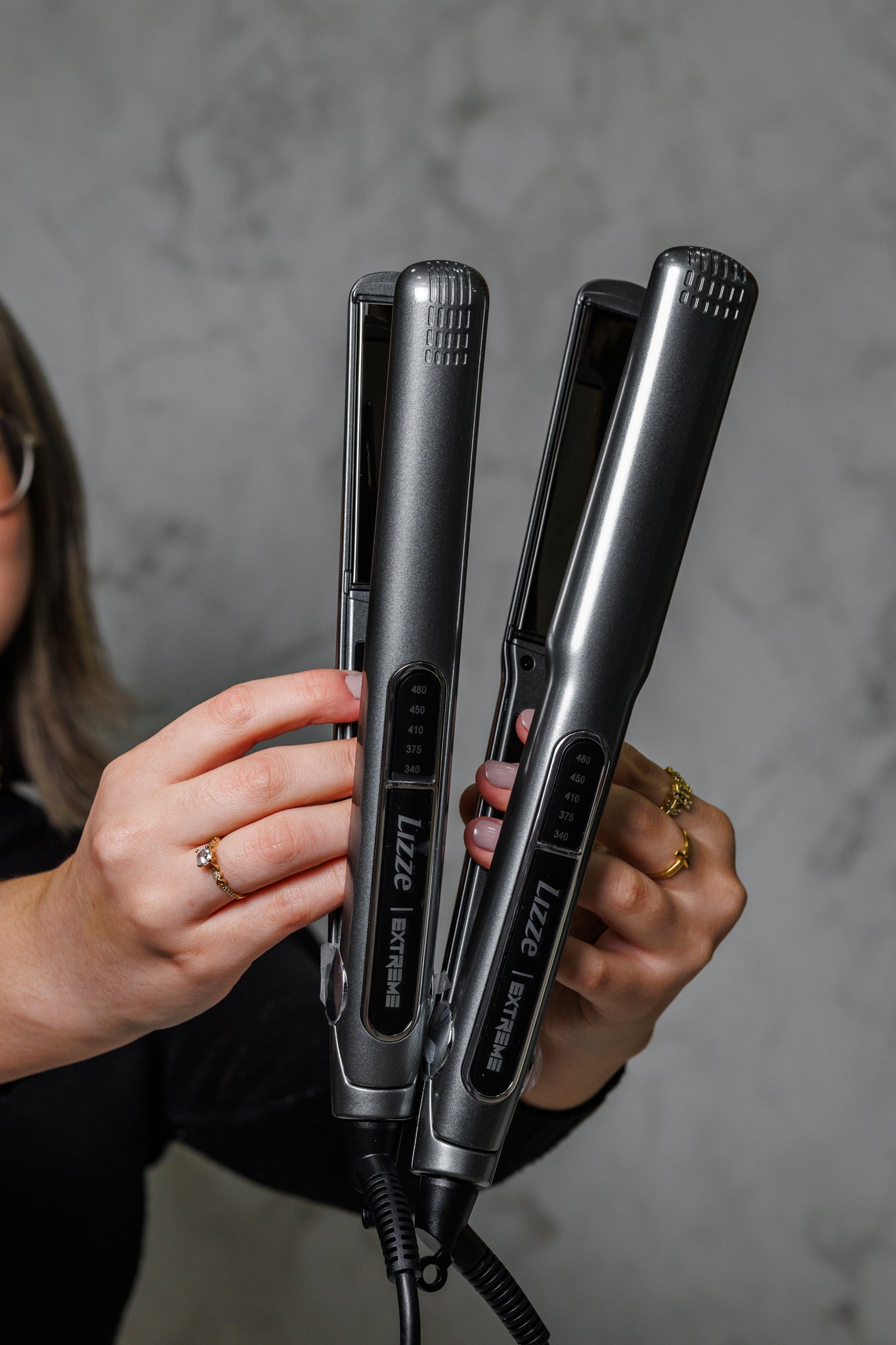 Kit Pro – Lisseur + Sèche-cheveux Lizze Extrême