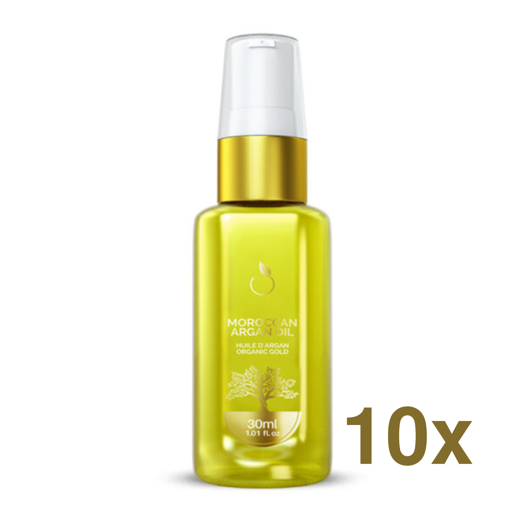 Kit 10x Huile - Moroccan Argan - Nutrition et Éclat - 10x 30 ml