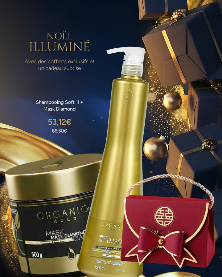 Shampooing Soft 1l + Mask Diamond - Noël Illuminé