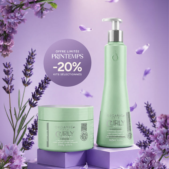 Kit Curly Shampoing + Masque Curly - Définition des Boucles (Printemps)