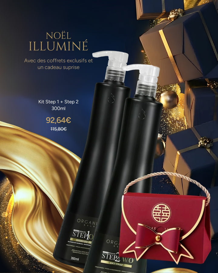 Kit Step 1 300ml + Step 2 300ml - Noël Illuminé
