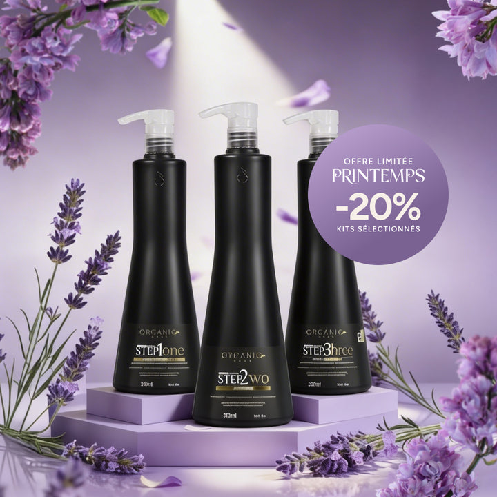 Kit Lissage - Brésilien - Step 123 - Lissant intense - Professionnel - 300ml (Printemps)