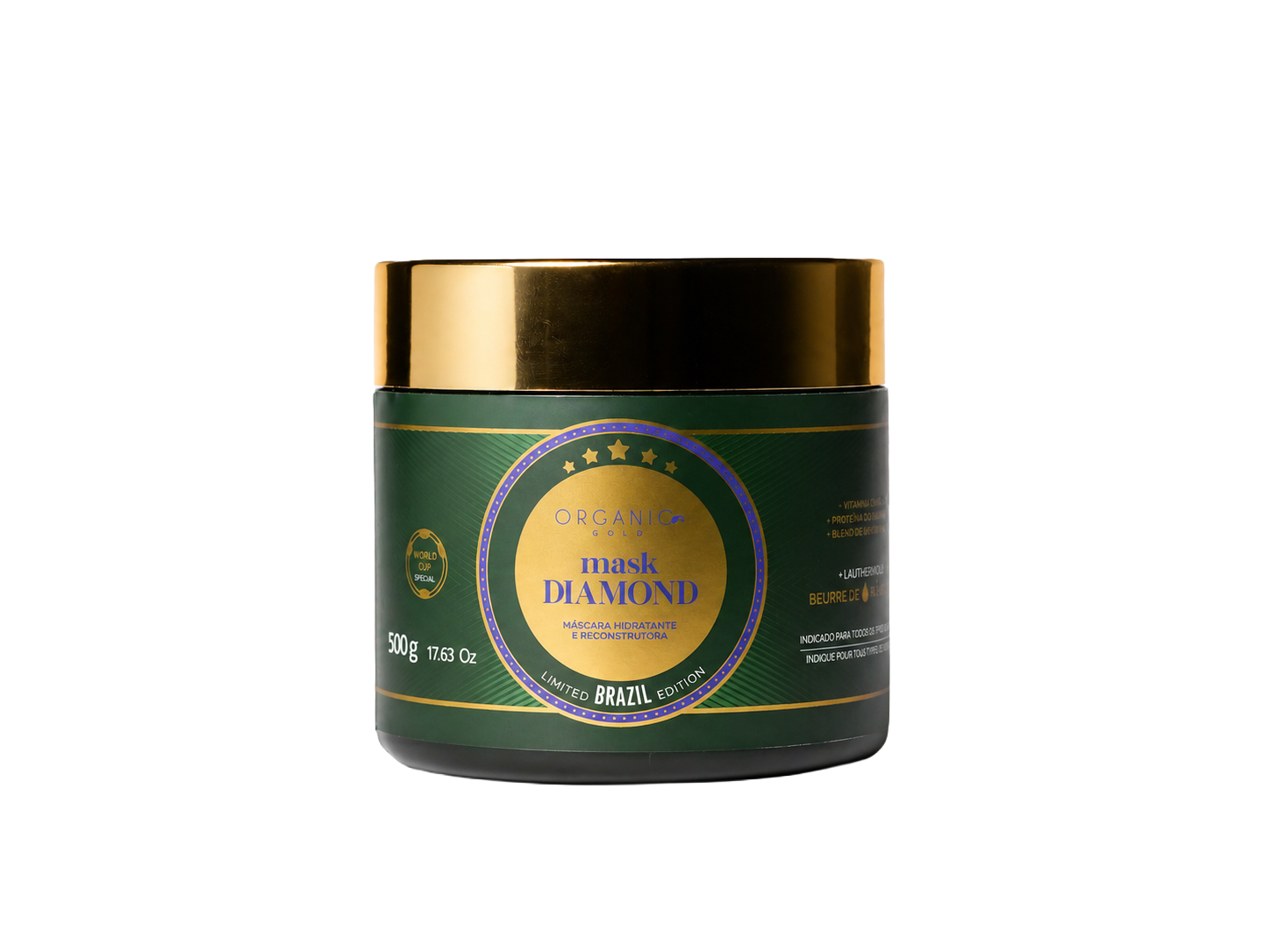 Kit Diamond Édition Spéciale Coupe du Monde + Maillot Exclusif Organic Gold