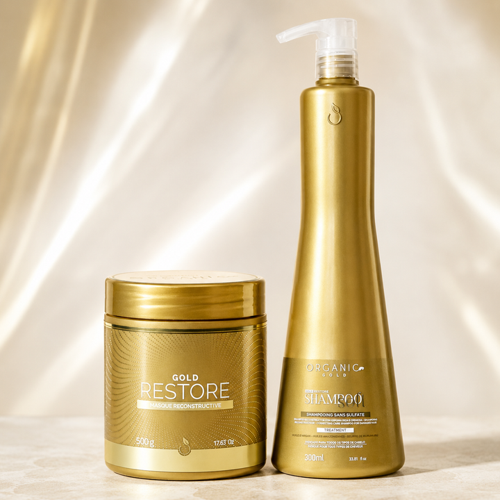 Kit Shampooing Soft 300 ml + Masque Gold Restore 500g