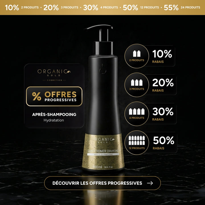 Après-shampooing – Diamond – Éclat – 300 ml