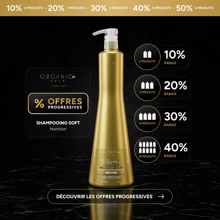 Shampooing - Soft - Nutrition - 1000 ml