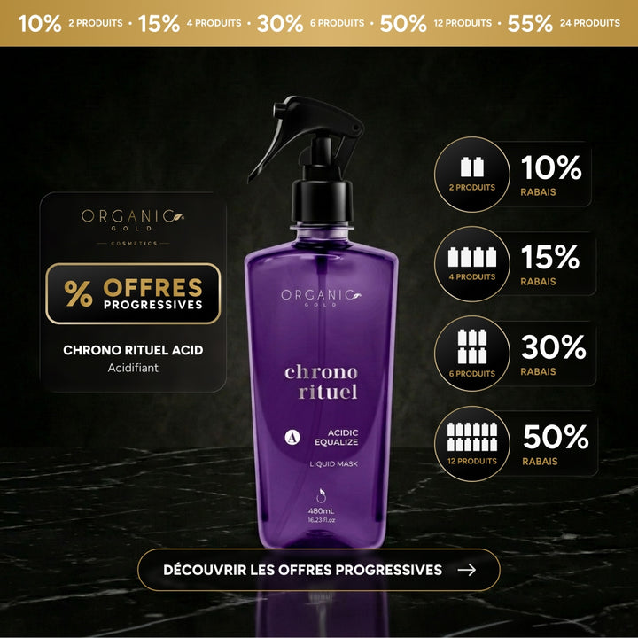 Chrono Rituel – Acid Equalize, Masque Liquide Acidifiant – 480 ml