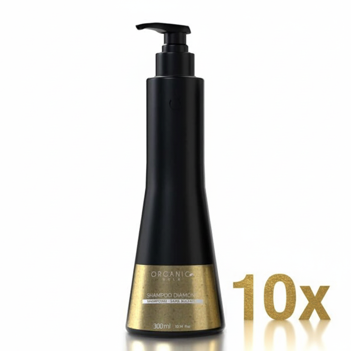 Kit 10x Shampooing – Diamond – Brillance – 10x 300 ml