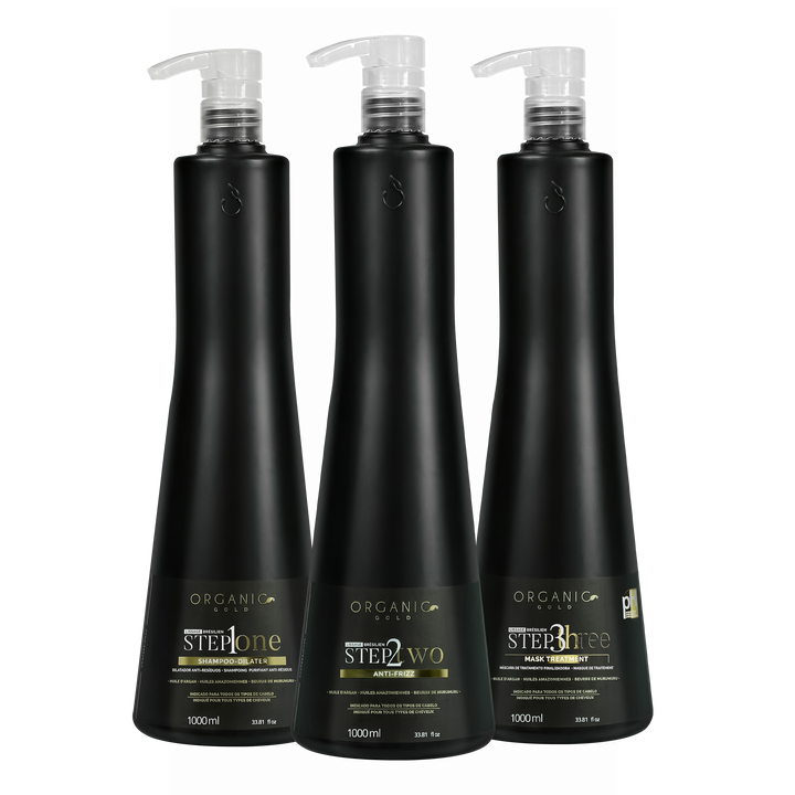 Kit de Lissage - Step 123 - Traitement Progressif Professionnel - 1000ml