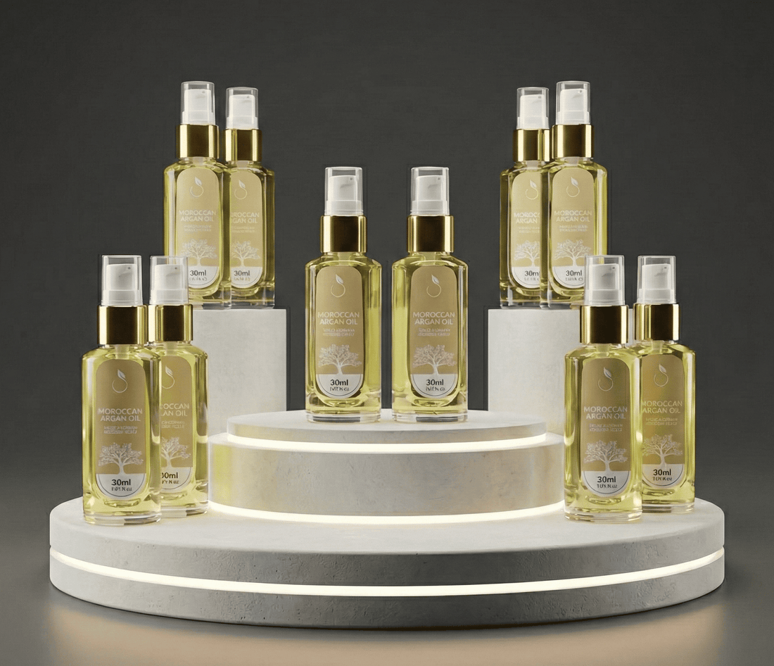 VIP - Kit 10x Huile - Moroccan Argan - Nutrition et Éclat - 10x 30 ml