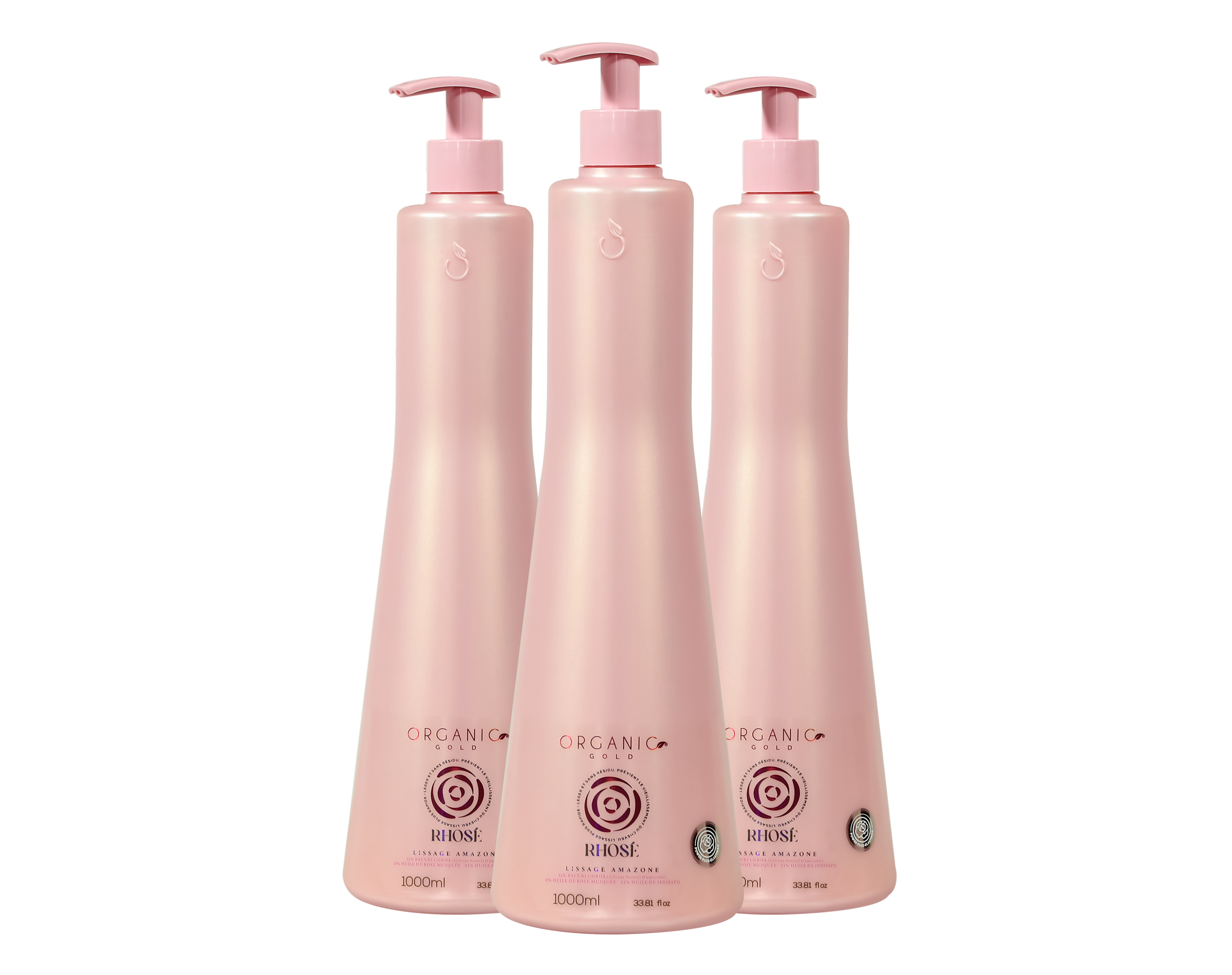 Kit 3x Lissage Brésilien – Amazone Rhose – Discipline – 1L