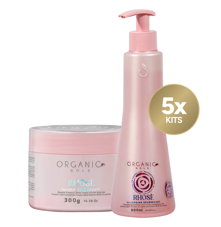 Kit 5x Shampooing + 5 Mask Rhose - 10x 300ml