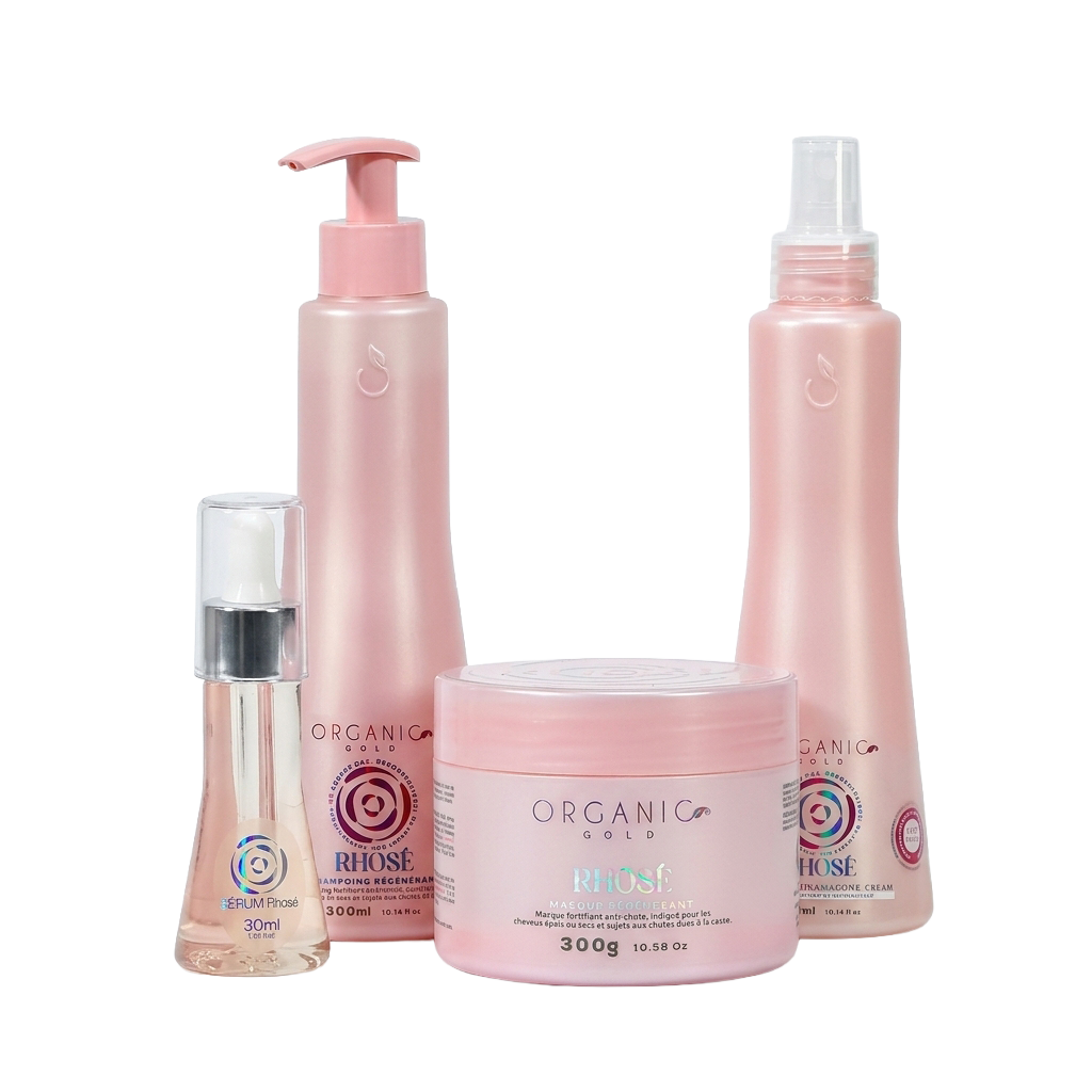 Kit Rhose Antichute - Cheveux Sublimés, Hydratés et Lumineux