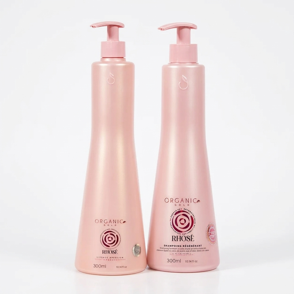 Kit Rhose Discipline & Régénération | Lissage Brésilien + Shampooing Antichute 300ml