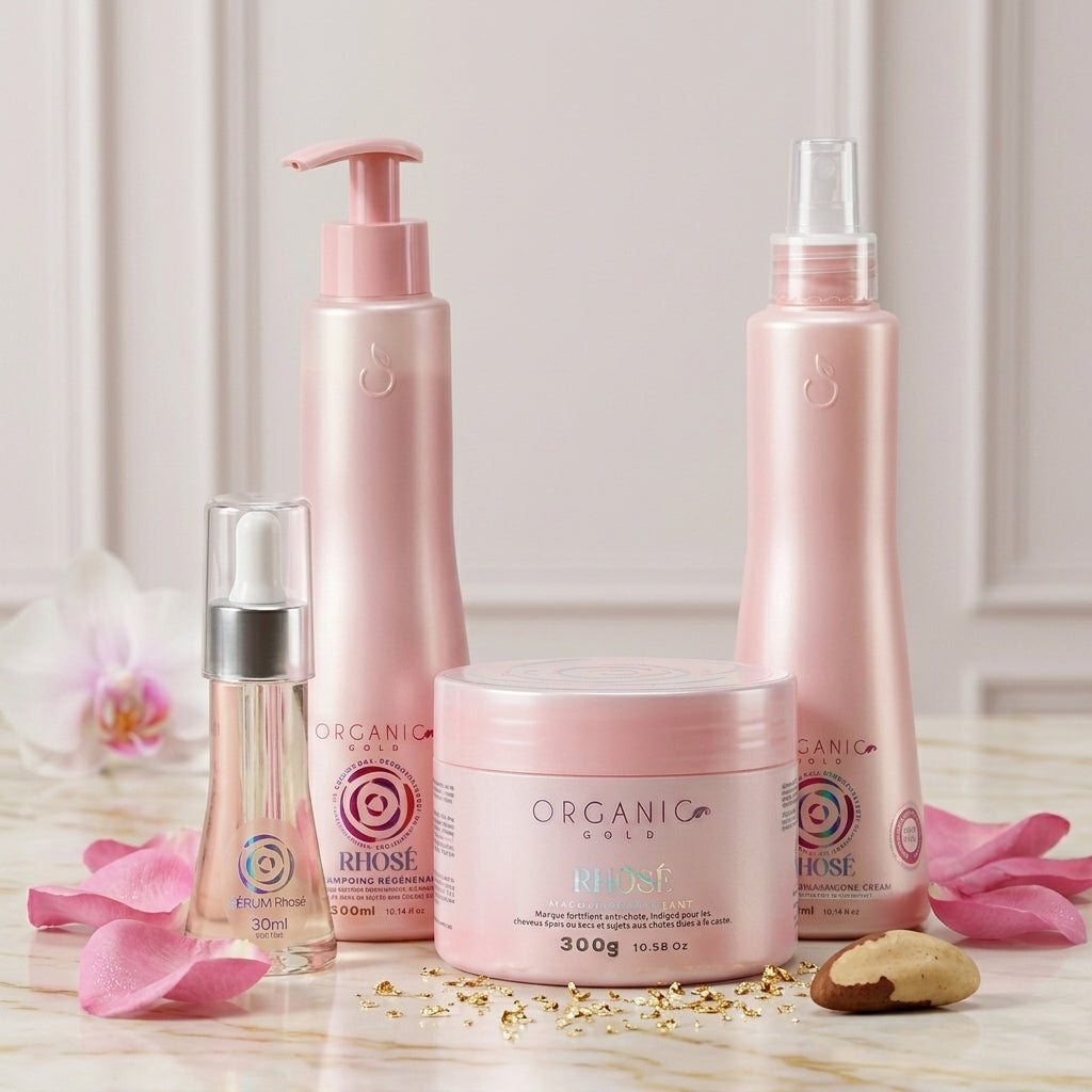 Kit Rhose Éclat Absolu - Cheveux Sublimés, Hydratés et Lumineux