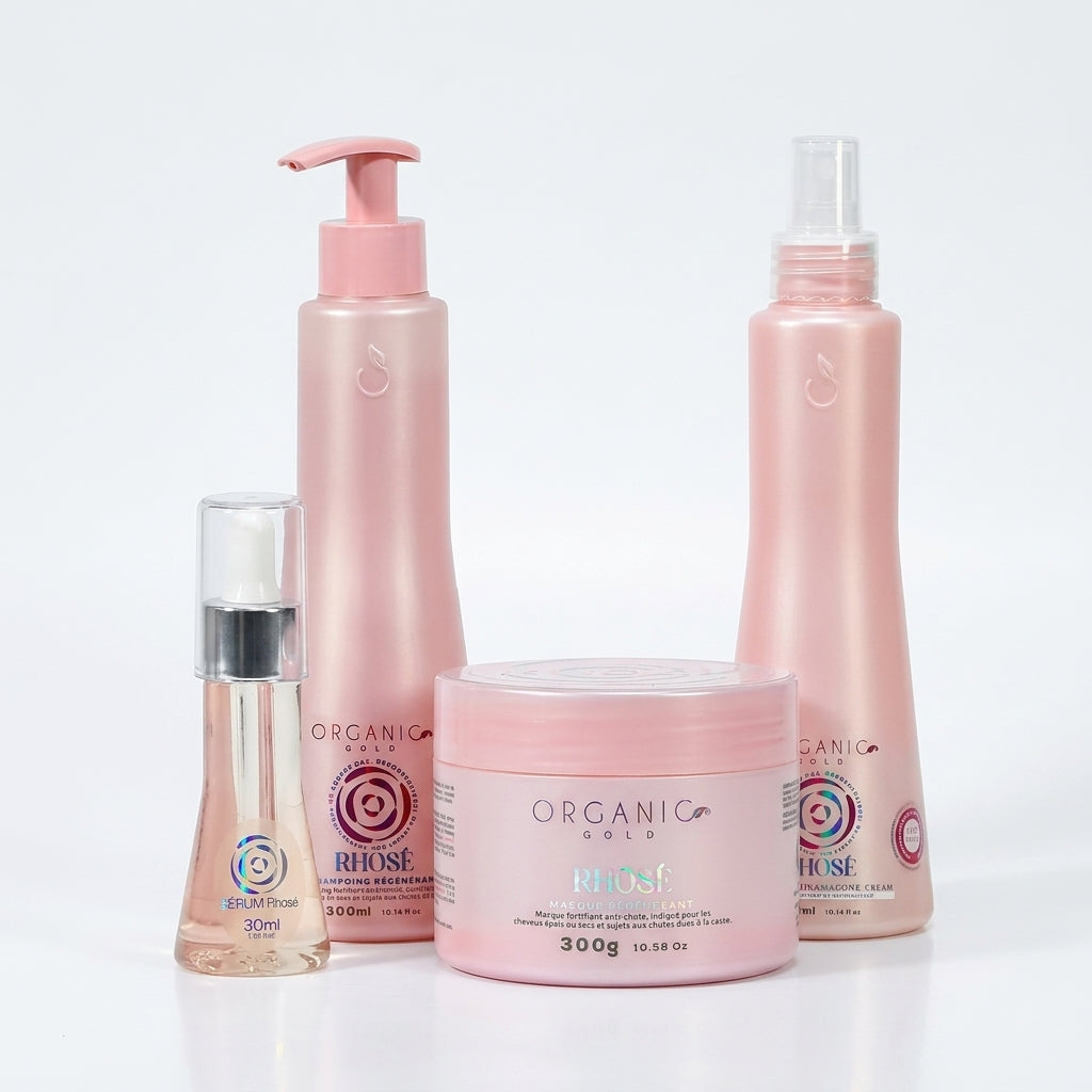 Kit Rhose Éclat Absolu - Cheveux Sublimés, Hydratés et Lumineux