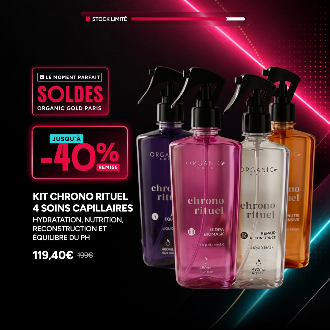 Kit Pro – Chrono Rituel 4 Soins Capillaires 480 ml