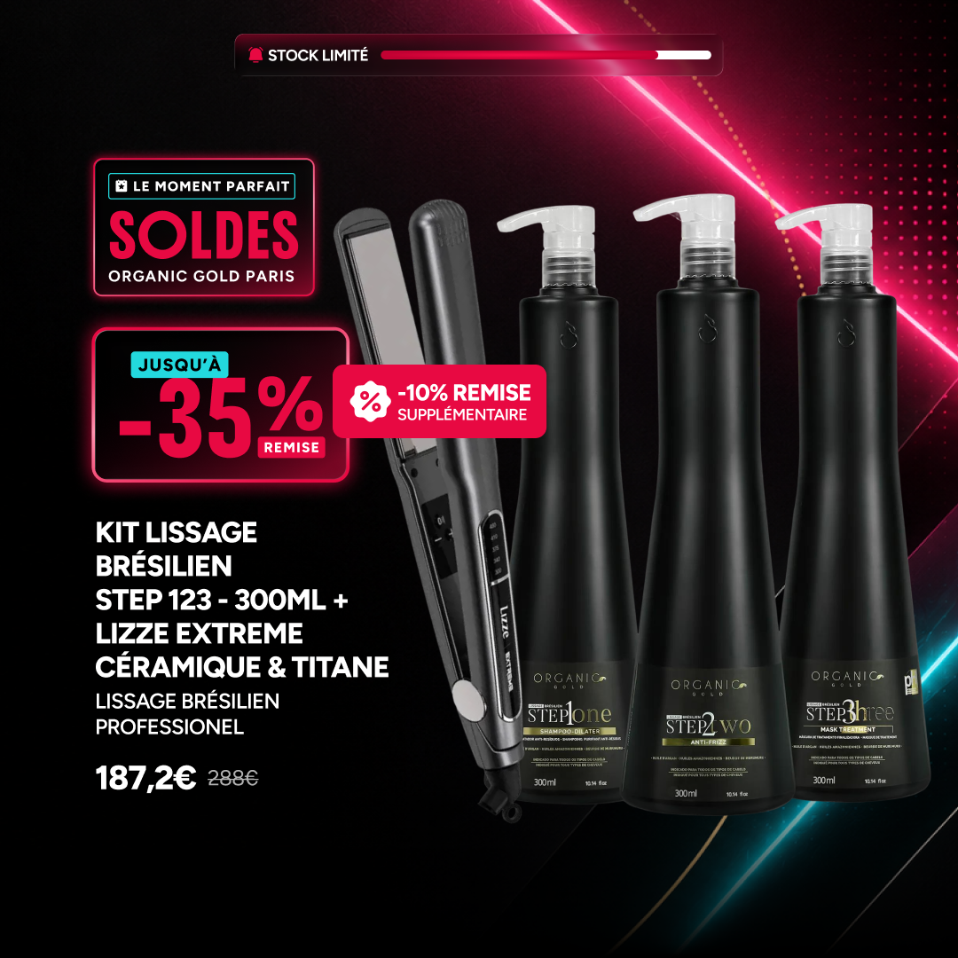 Lizze Extreme + Kit Lissage Brésilien Step 1,2,3 - 300ml