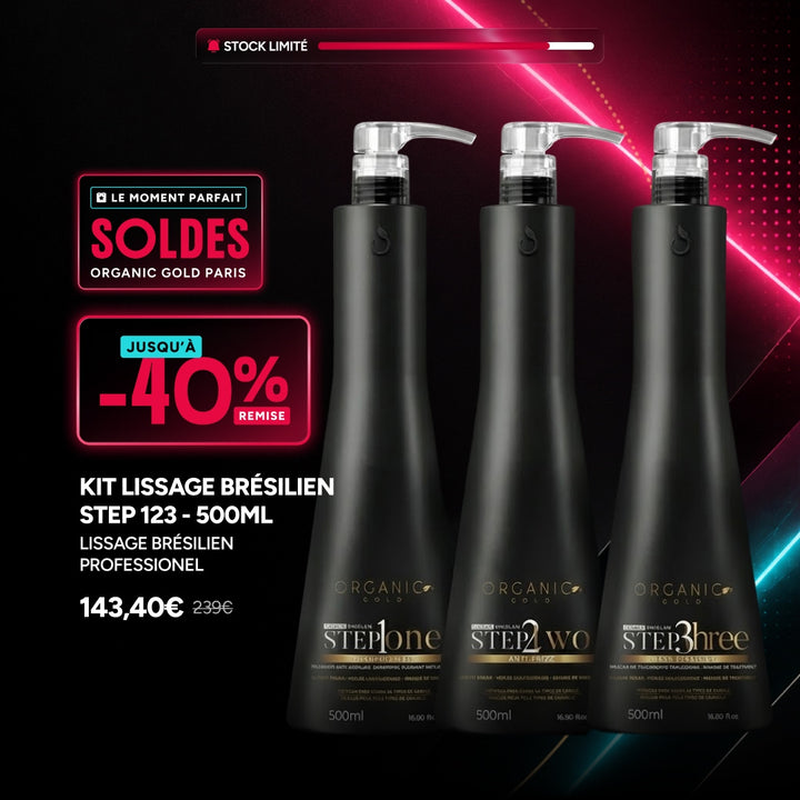 Smoothing Kit - Brazilian - Step 123 - Intense Smoothing - Professional - 500ml