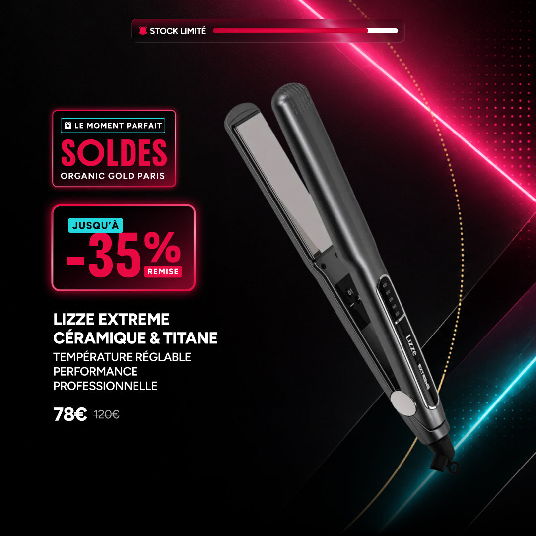 Lizze Extreme – Céramique & Titane – Température Réglable