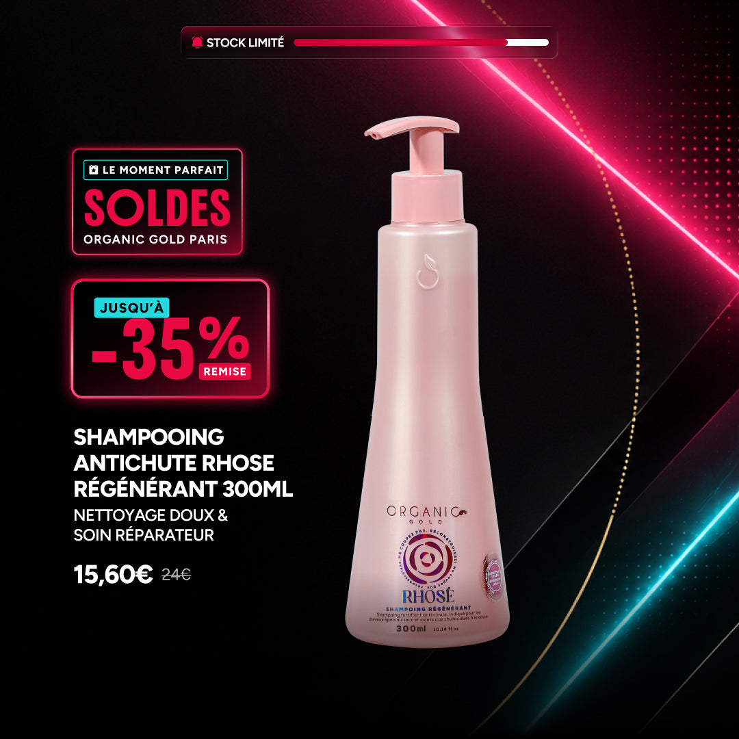 Shampooing Antichute Rhose Régénérant 300ml - Nettoyage Doux & Soin Réparateur