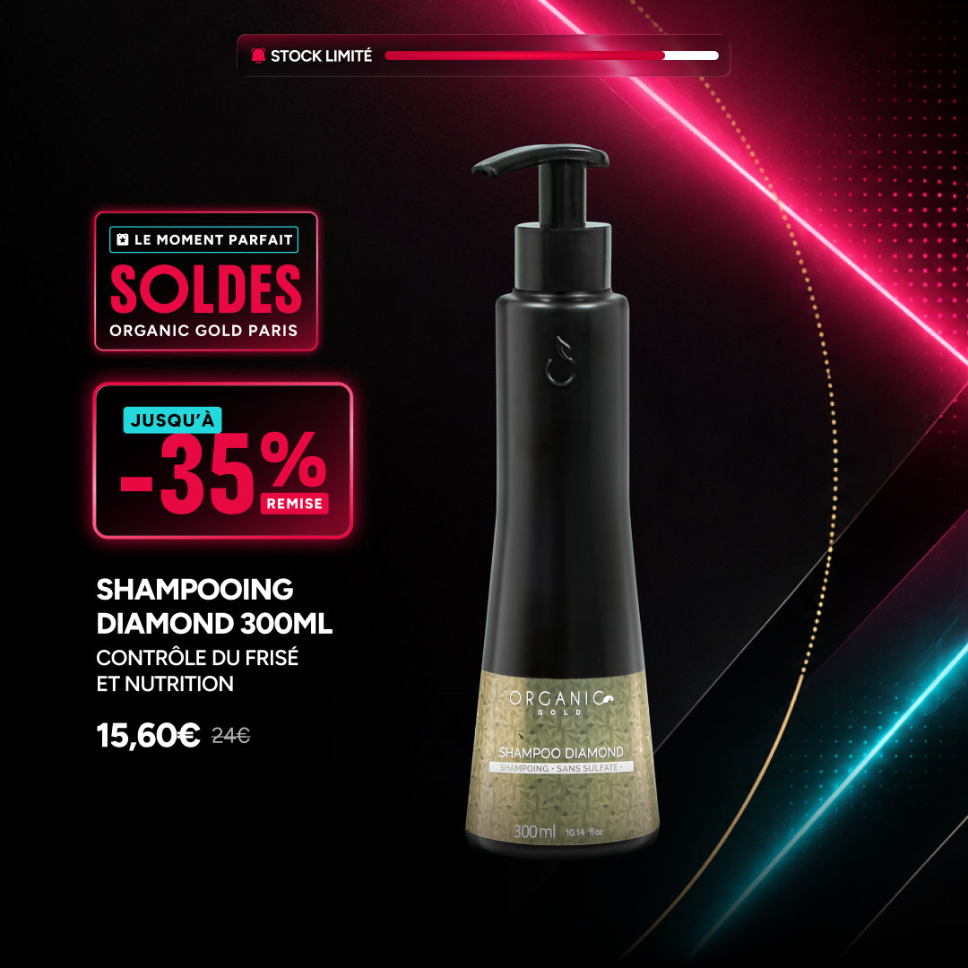 Shampooing Diamond – Contrôle du Frisé et Nutrition 300 ml