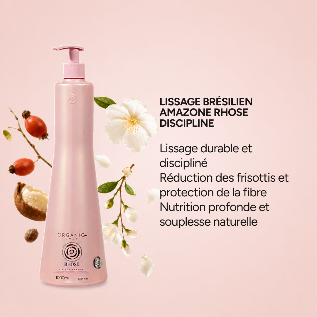 Kit Diamond & Rhose Régénérant | Lissage Tanin Protein Silver + Shampooing 300ml