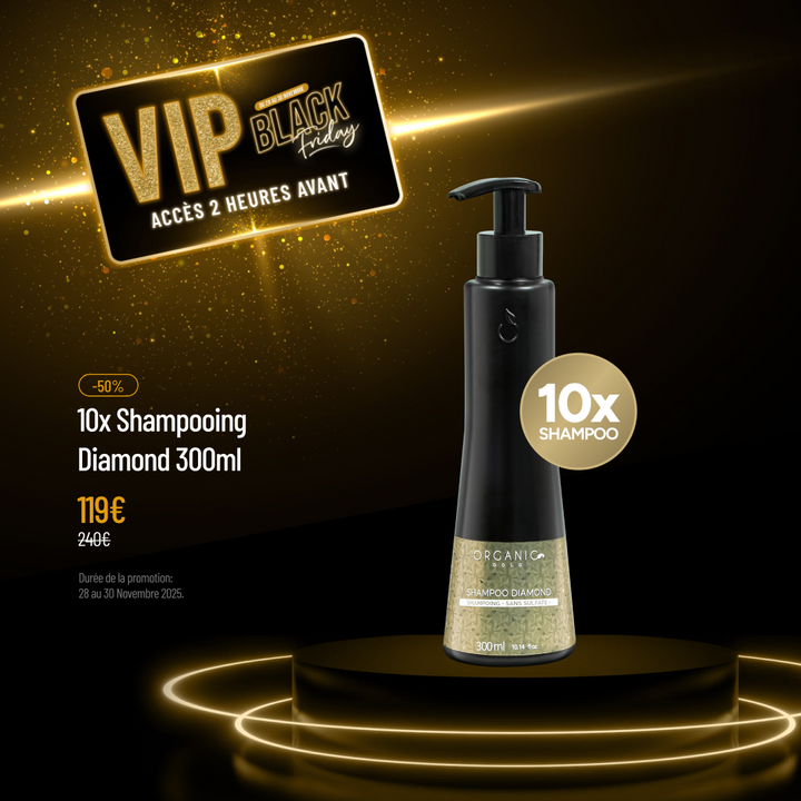VIP - Kit 10x Shampooing – Diamond – Brillance – 10x 300 ml