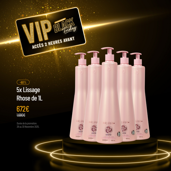 VIP - 5x Lissage Brésilien – Amazone Rhose – Discipline – 1L