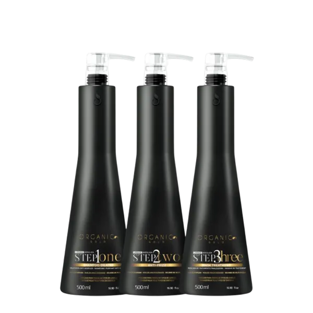 Kit Lissage - Brésilien - Step 123 - Lissant intense - Professionnel - 500ml