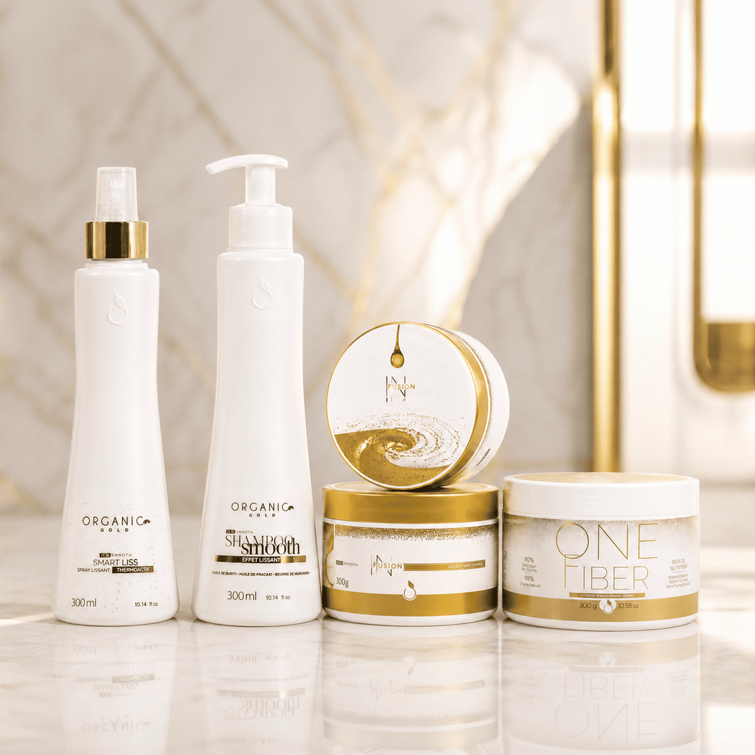 Rituel Lissant & Anti-Humidité One Fiber | Kit Complet 4 Produits