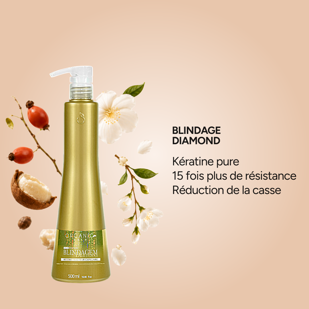 Blindagem Diamond - Reconstruction Pure Kératine 500 ml