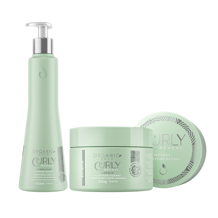 Kit Curly Shampoing + Masque Curly - Définition des Boucles (Printemps)