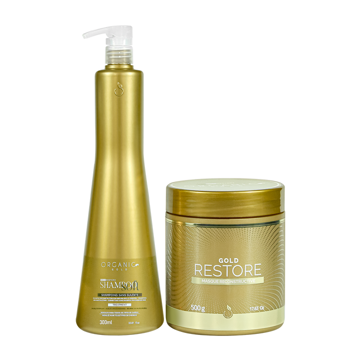 Kit de Soin Restore - Réparation Capillaire Shampoo Soft 300ml + Mask Restore 500g