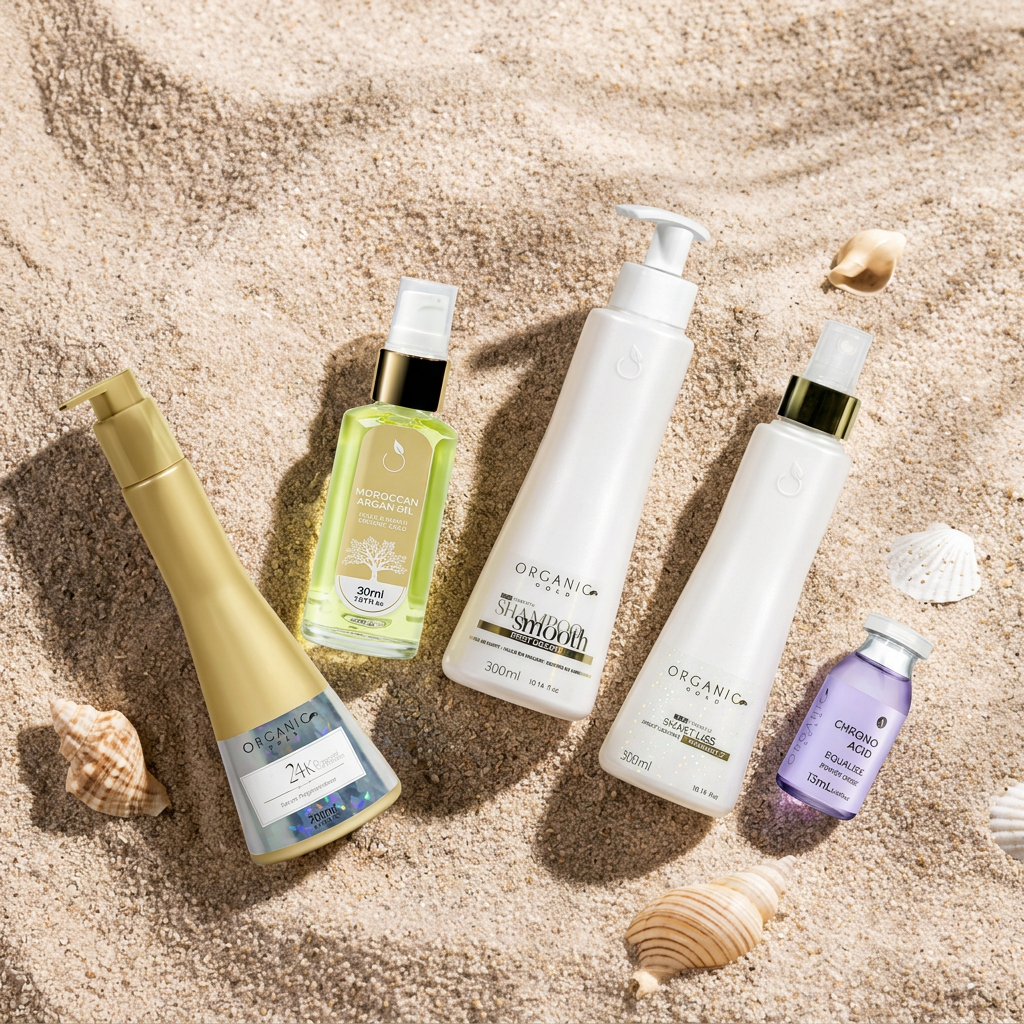 Kit Vacances Réparation Solaire - Cheveux Secs et Épais