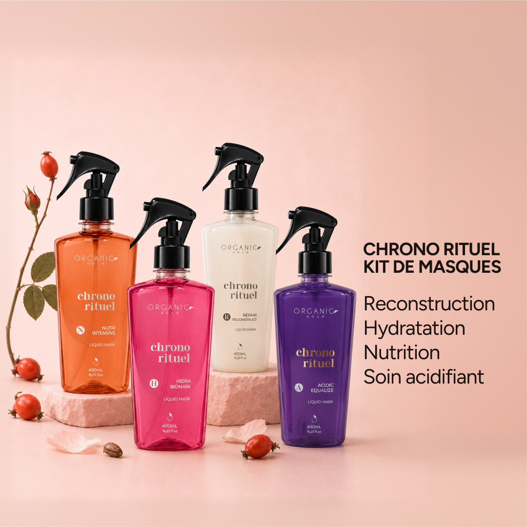 Kit Pro – Chrono Rituel 4 Soins Capillaires 480 ml