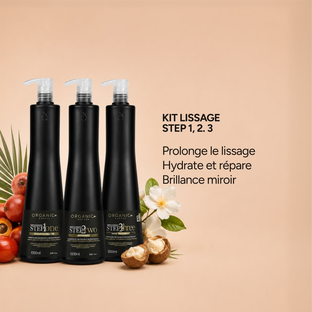Lizze Extreme + Kit Lissage Brésilien Step 1,2,3 - 300ml