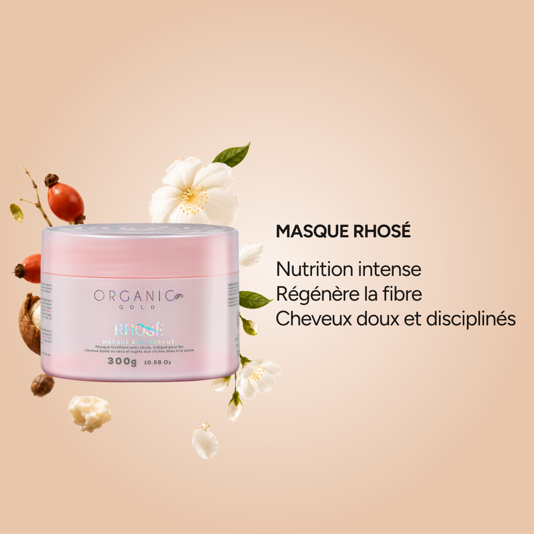 Kit Rhose Antichute - Cheveux Sublimés, Hydratés et Lumineux