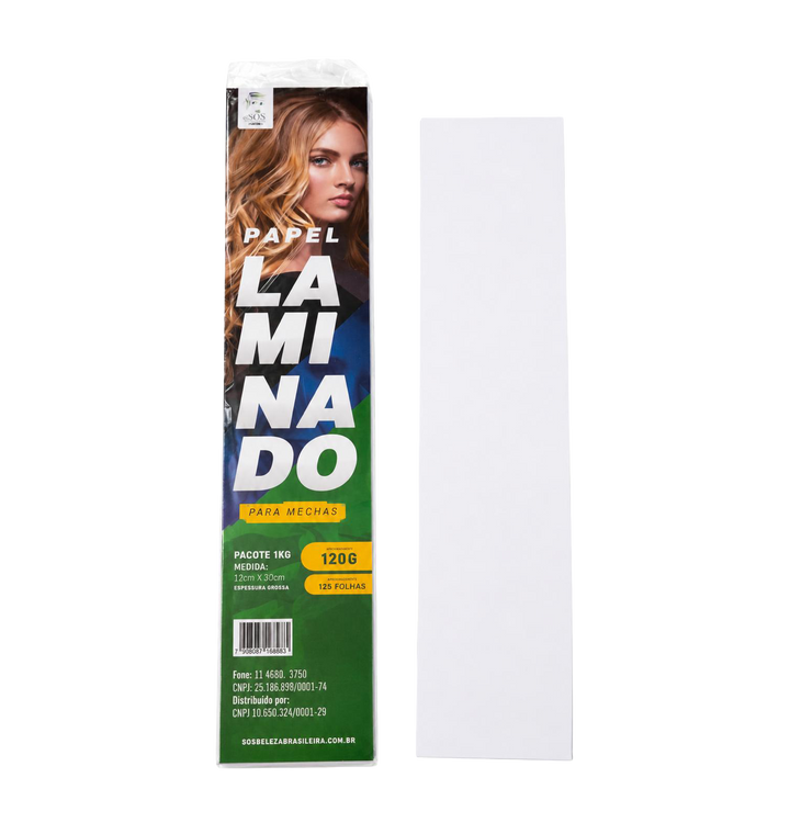 Papier Aluminium pour Mèches SOS Hair - 12x30cm