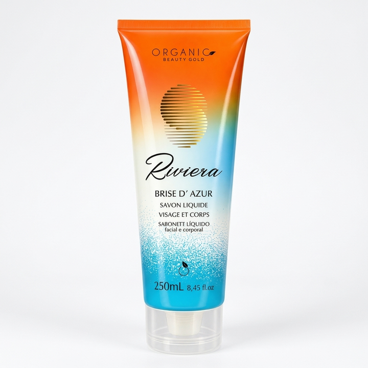 Savon liquide visage et corps 250ml - Riviera, Brise d'Azur