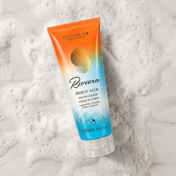 Savon liquide visage et corps 250ml - Riviera, Brise d'Azur