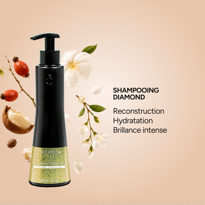 Shampooing Diamond – Contrôle du Frisé et Nutrition 300 ml