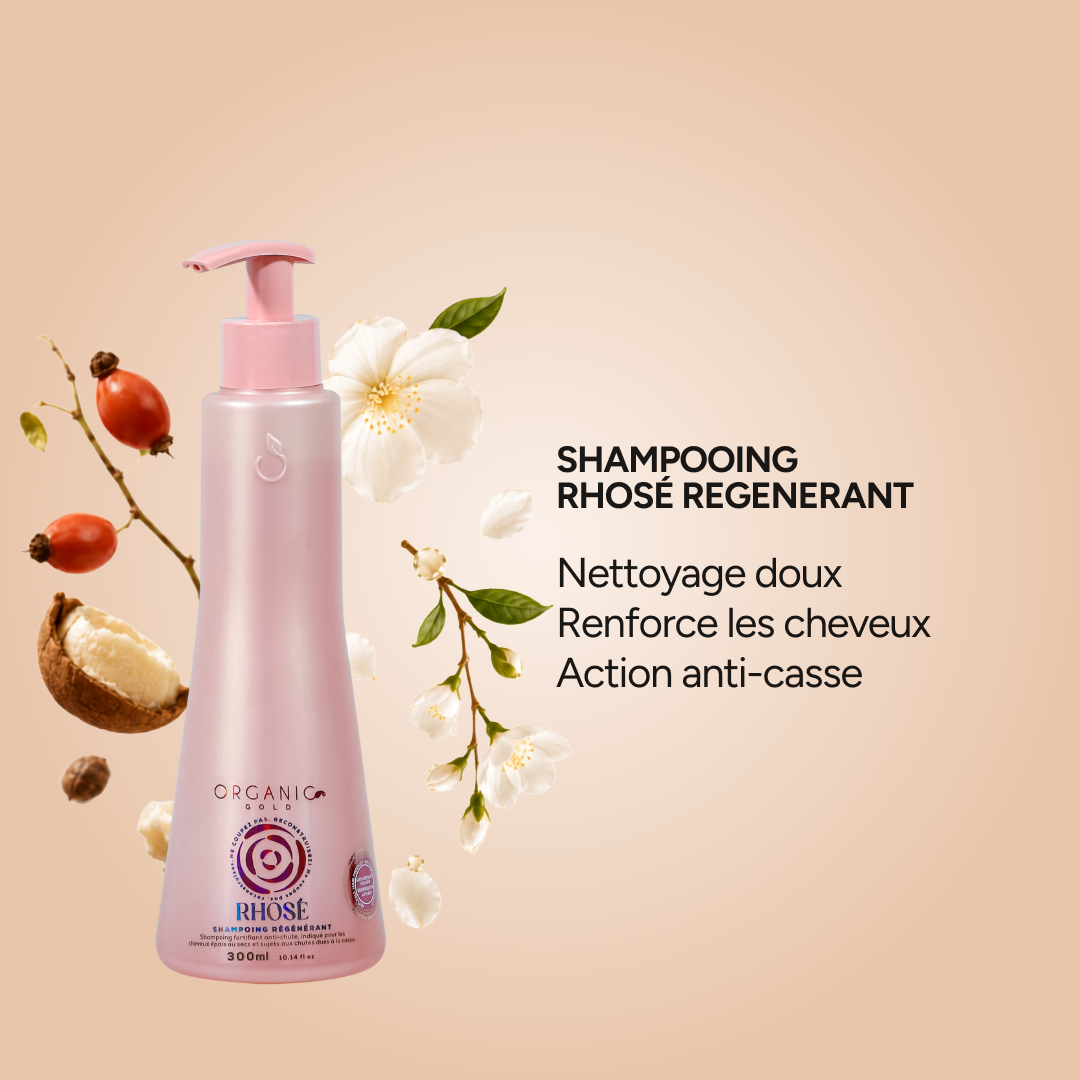 Kit Rhose Discipline & Régénération | Lissage Brésilien + Shampooing Antichute 300ml