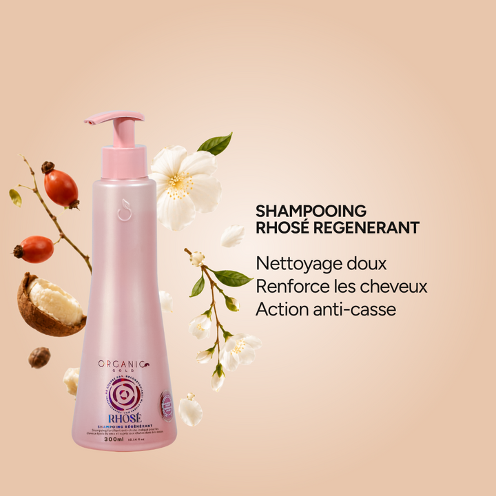 Kit Rhose Discipline & Régénération | Lissage Brésilien + Shampooing Antichute 300ml