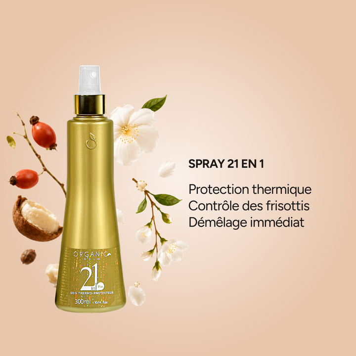 Spray 21 en 1 - Thermo-Protecteur et Anti-Frisottis 300 ml