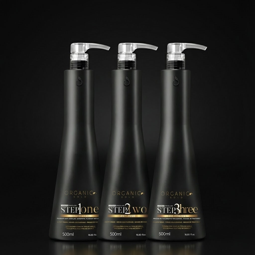 Kit Lissage - Brésilien - Step 123 - Lissant intense - Professionnel - 500ml