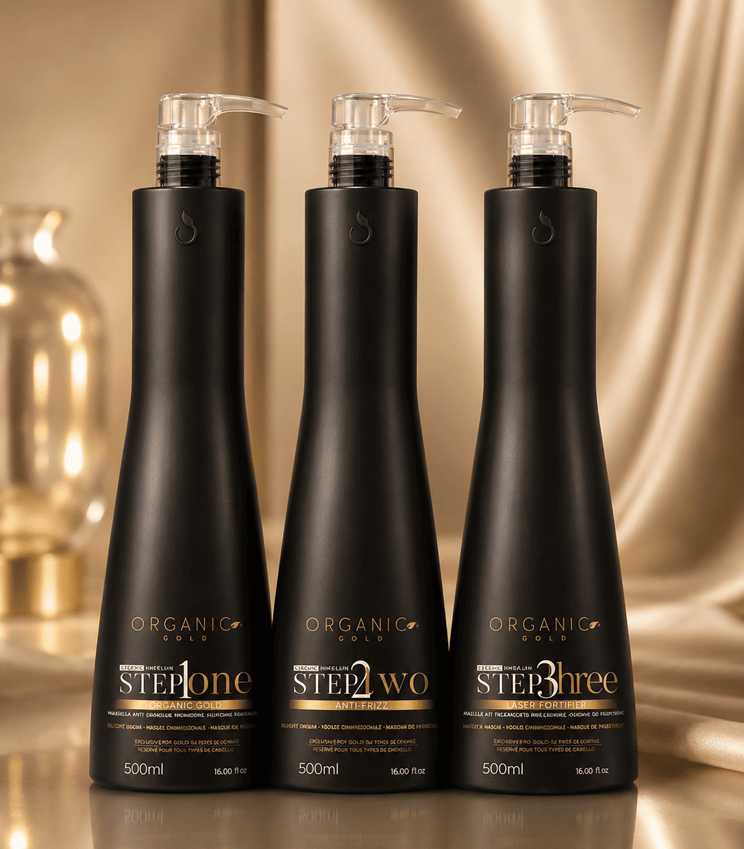 Smoothing Kit - Brazilian - Step 123 - Intense Smoothing - Professional - 500ml